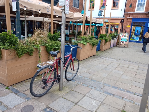 The photo for Cycle parking at Longmarket.
