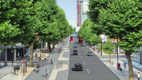 The photo for North-South Cycle SuperHighway Phase 1 N-S CSH.