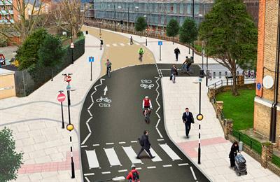 The photo for Traffic changes proposed for Cable Street, CS3 and area.